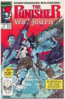 Punisher War Journal #7  Punisher vs Wolverine